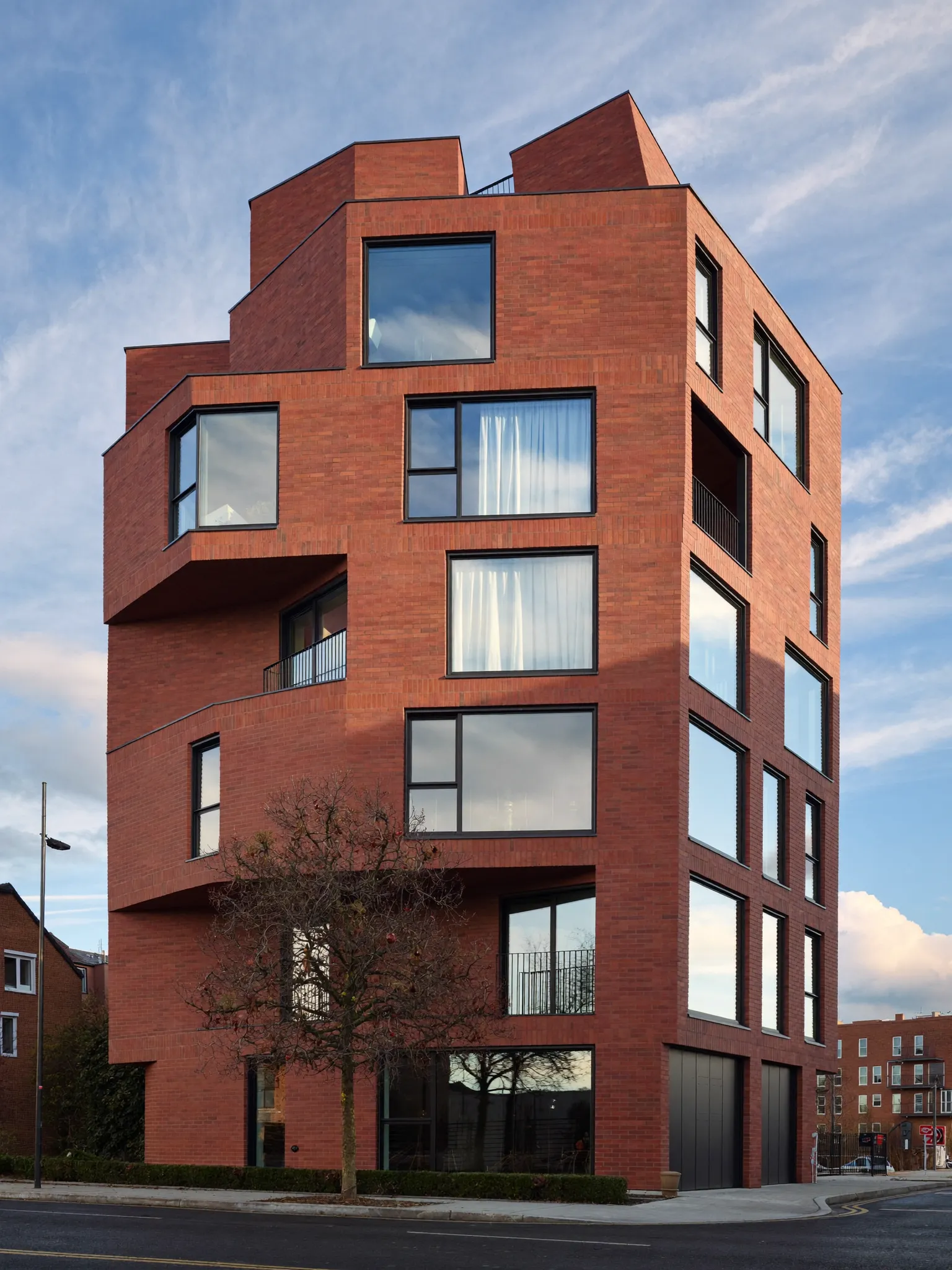 Modern apartment building in Greater Manchester